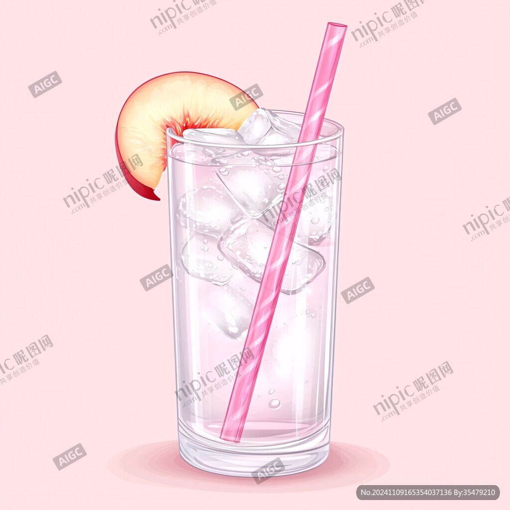 苹果汁插画