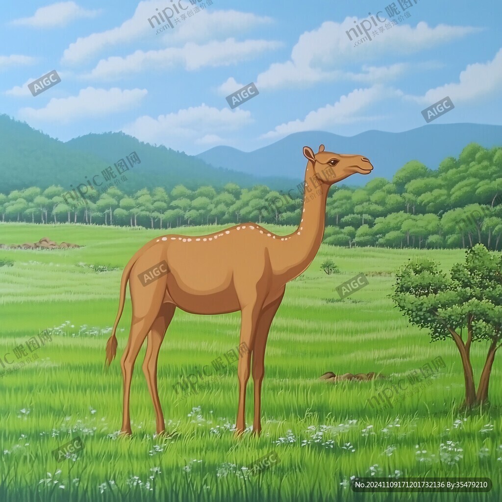 草原插画