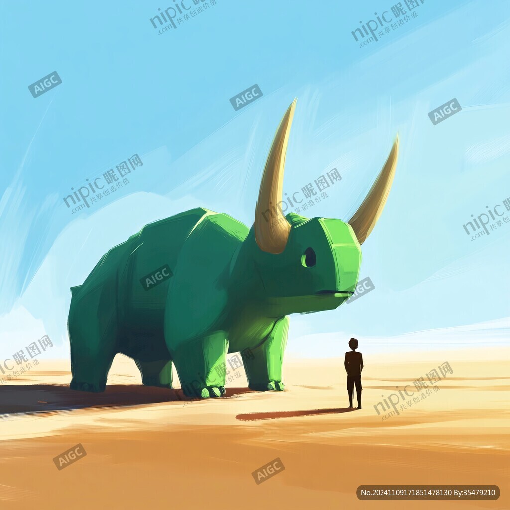 犀牛原画