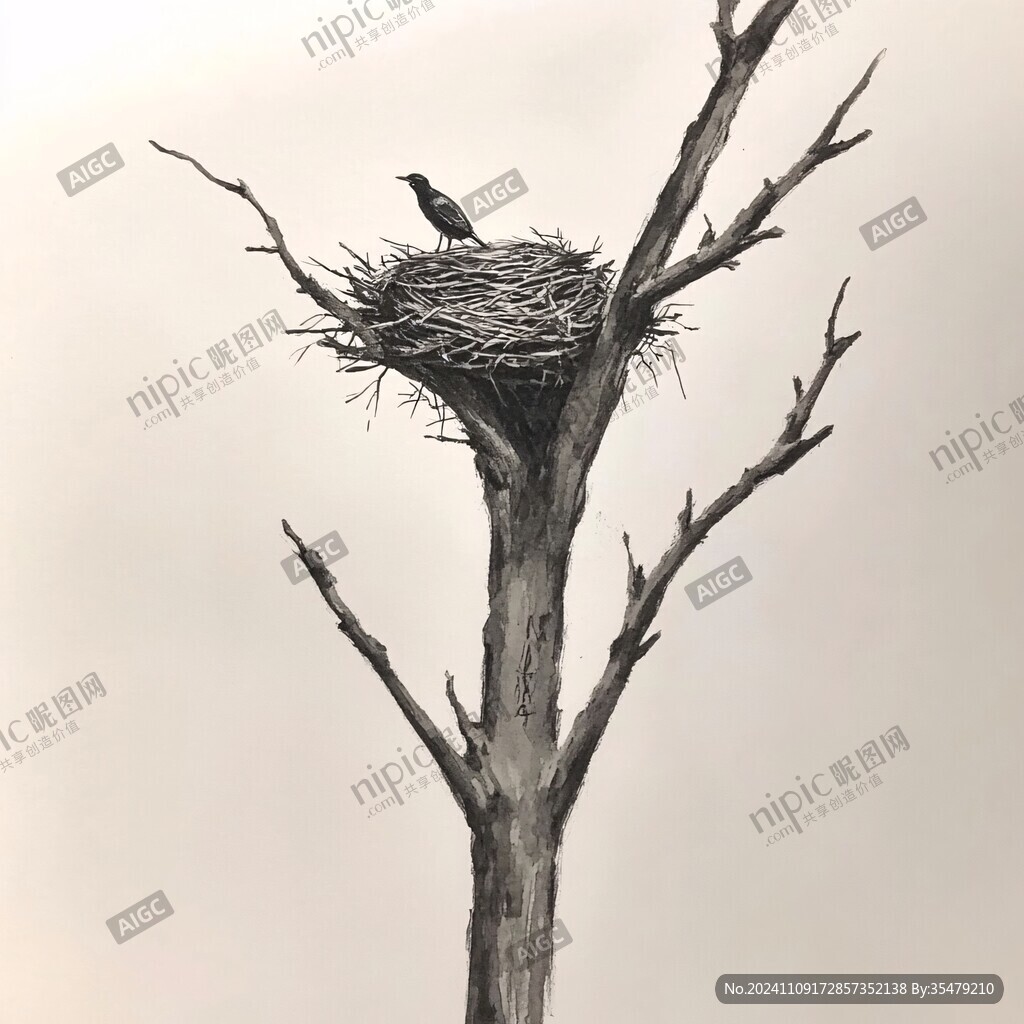 鸟巢标本