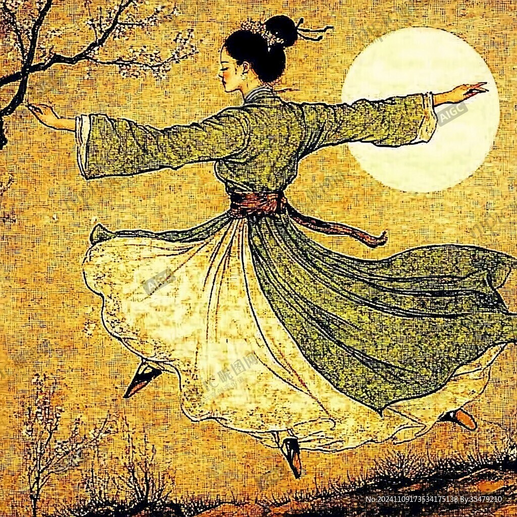 唐代舞女图