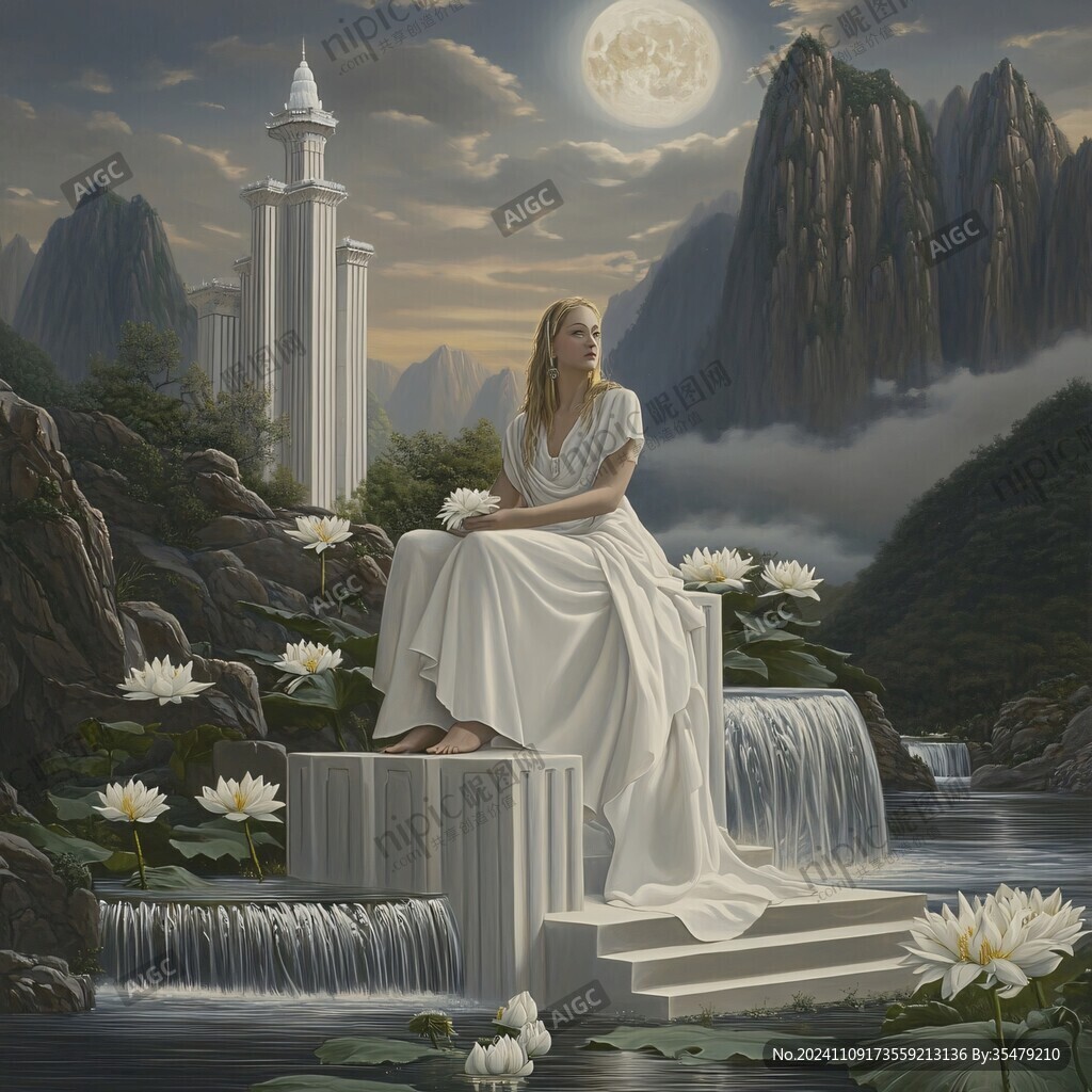 欧式风景人物