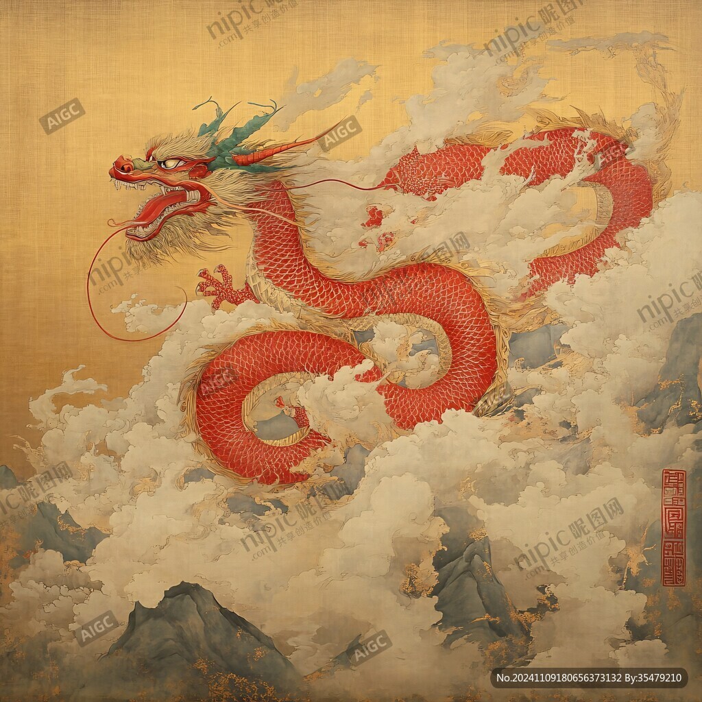 工笔龙