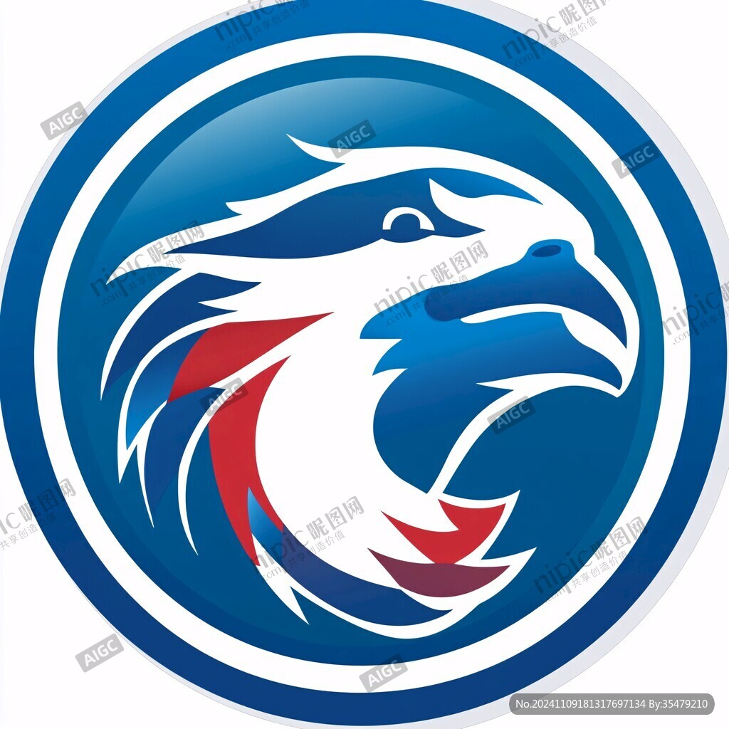 鹰头设计logo