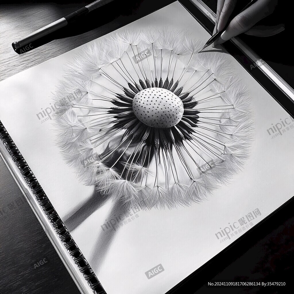 创意针管画