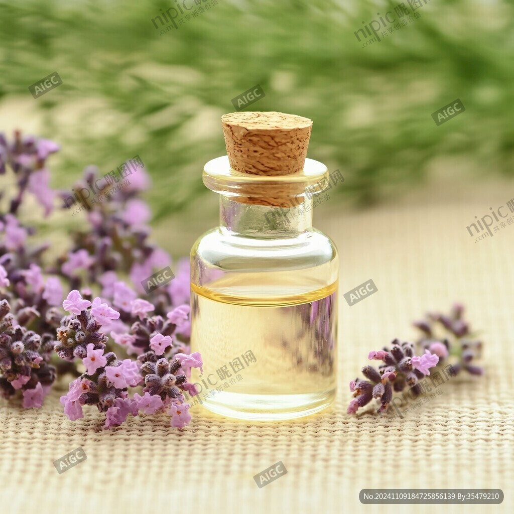 薰衣草精油高清图