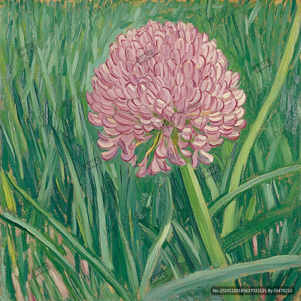 韭菜花插画