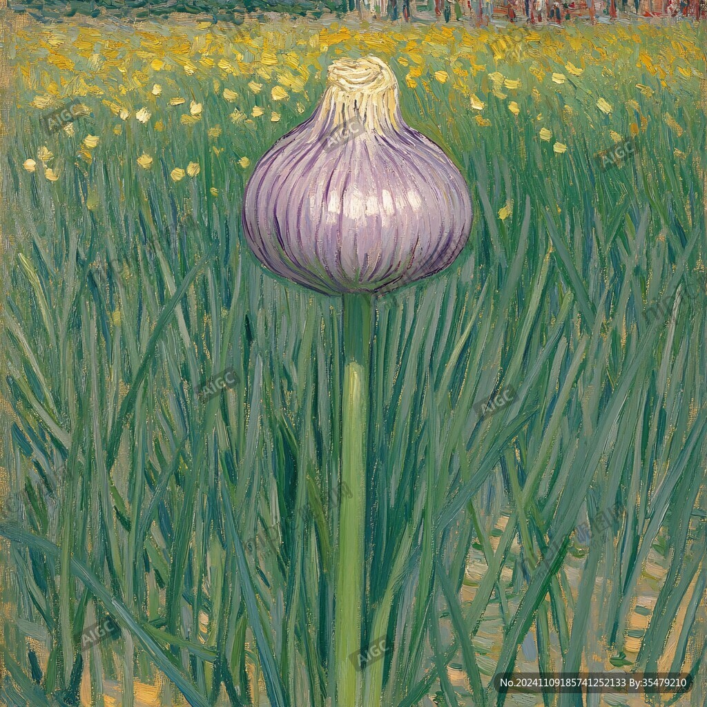 韭菜花插画