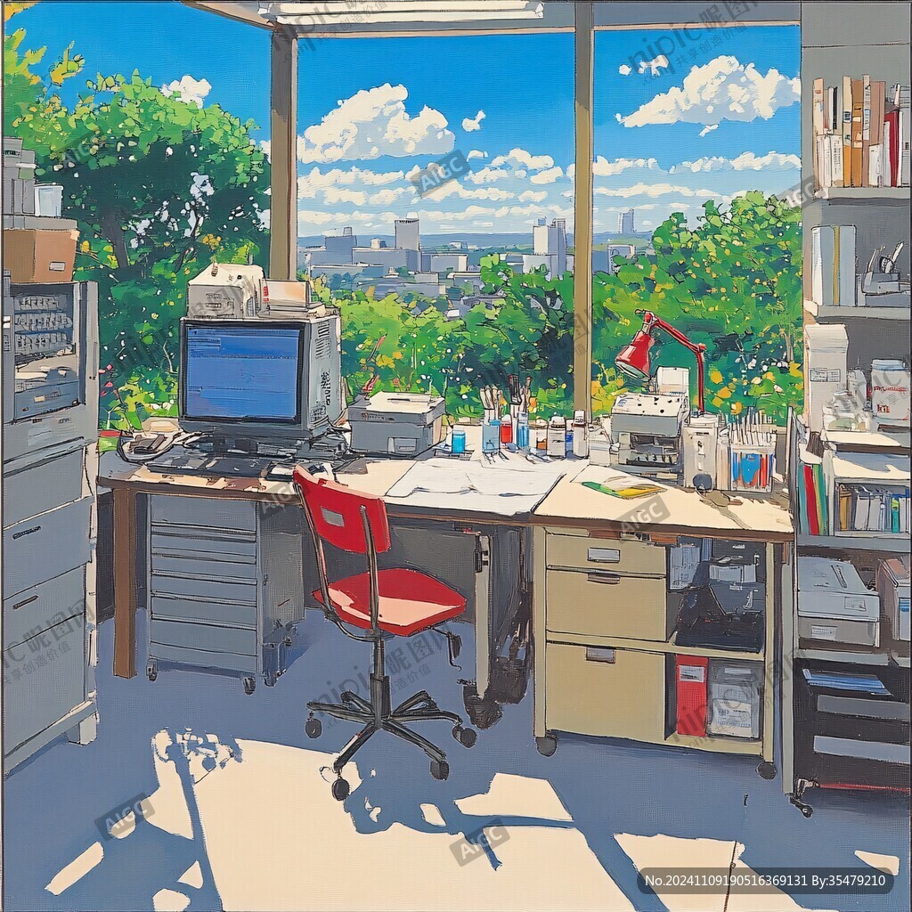 办公室风景画