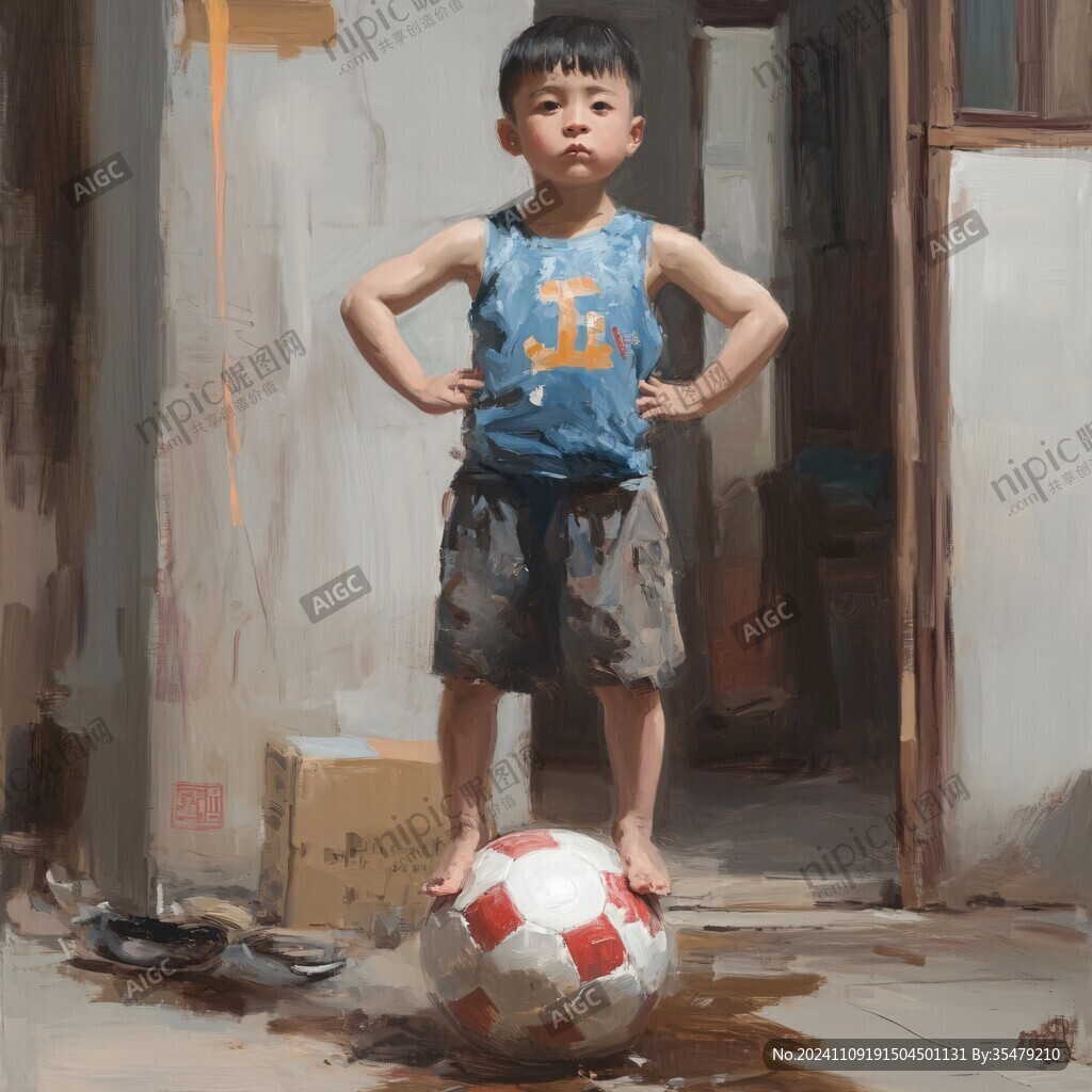 q版足球男孩