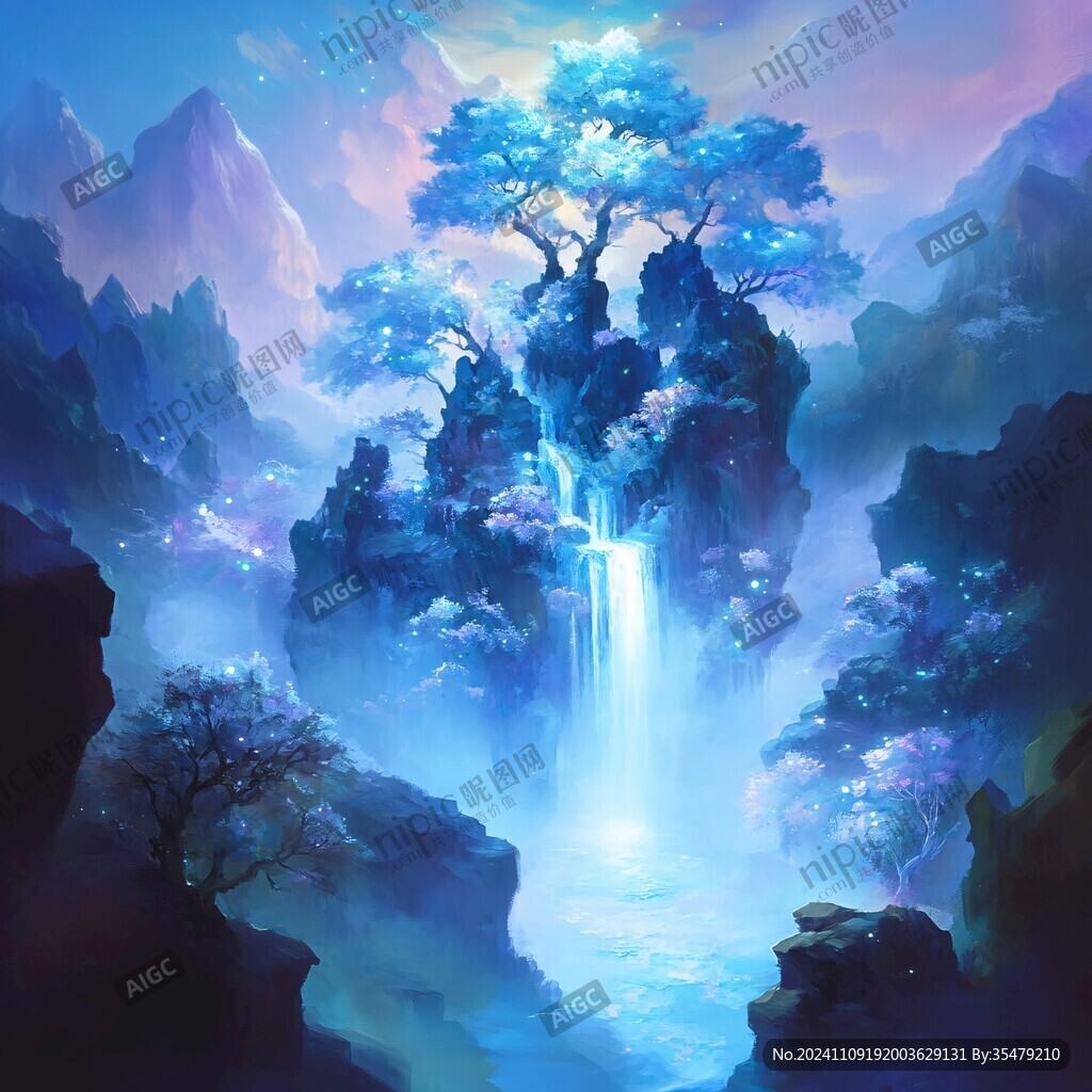幻彩艺术山水风景