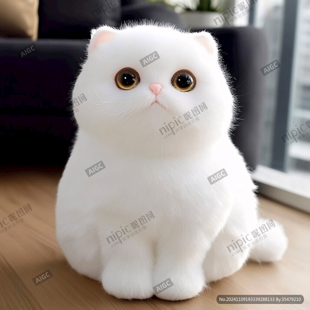 卡通仿真猫