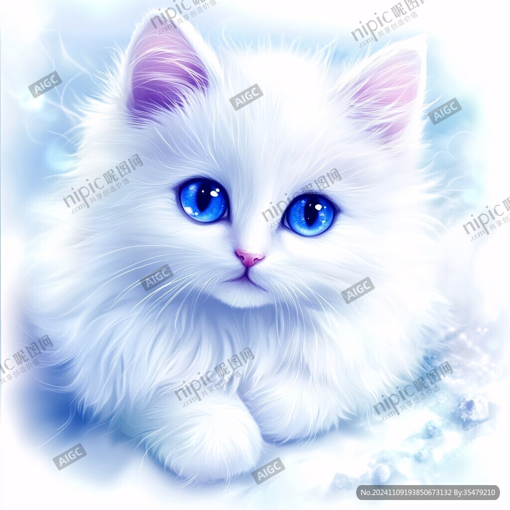 金吉拉猫插画