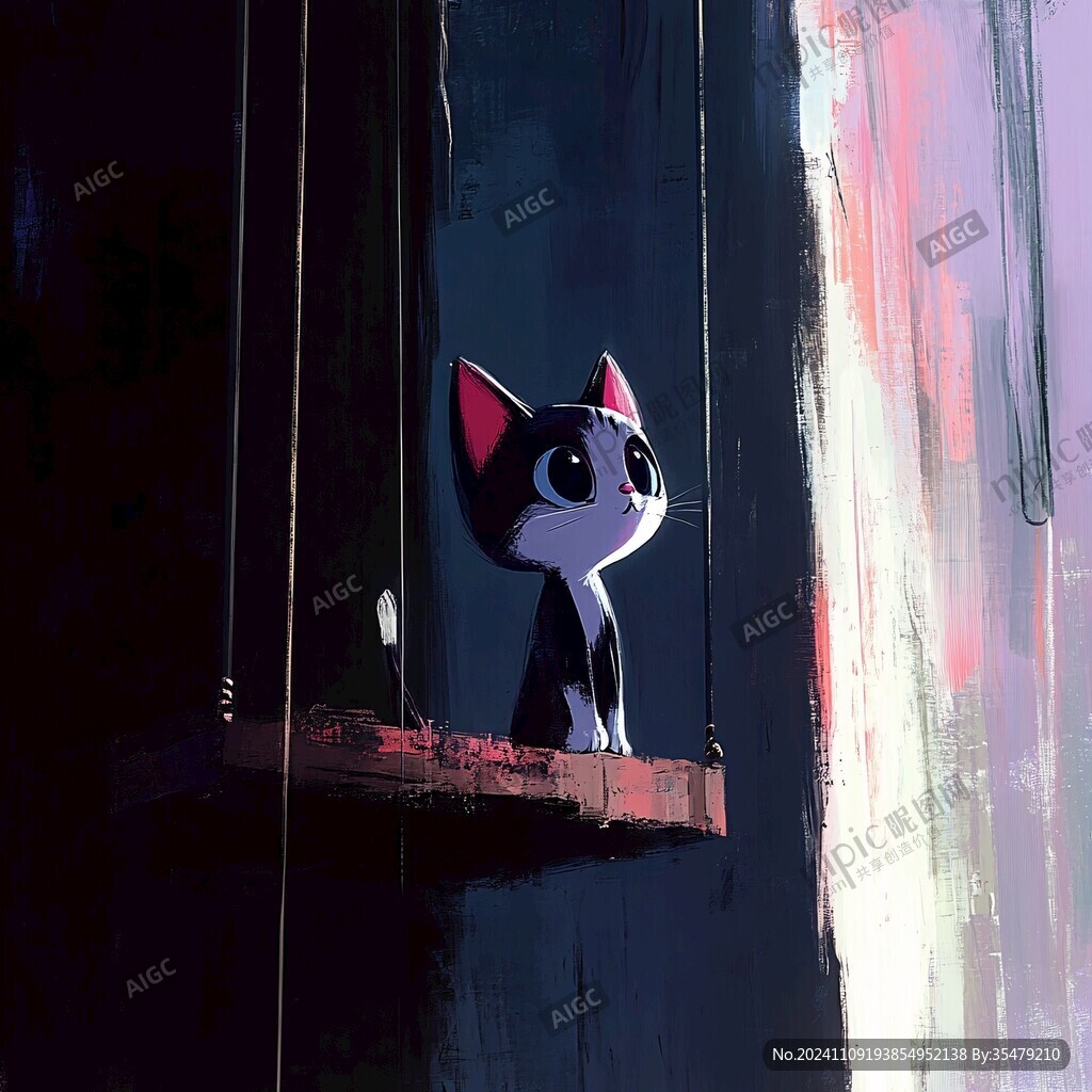 猫咪系列插画