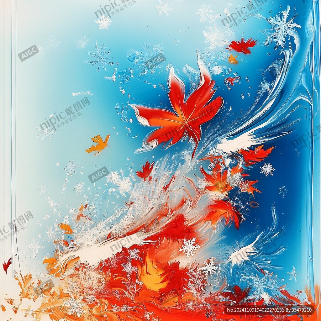 冬季玻璃窗花