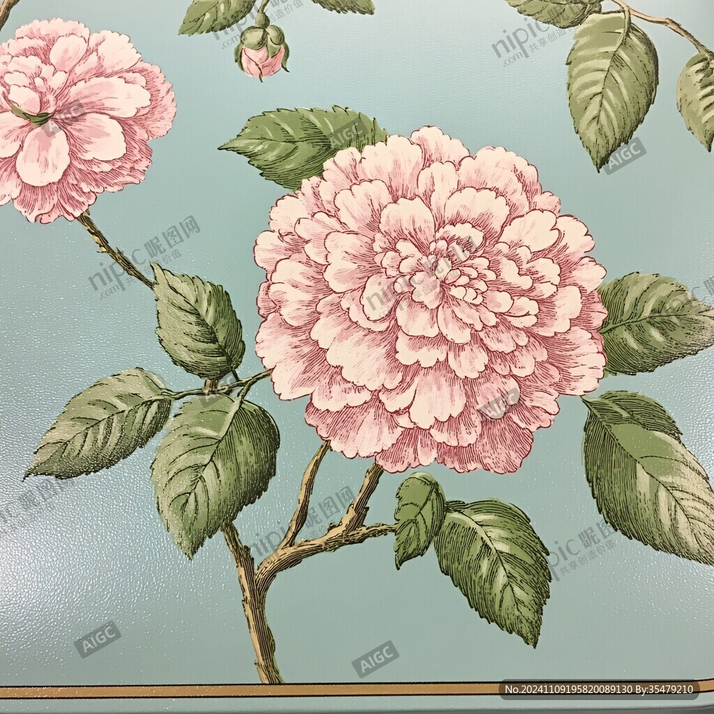 立体牡丹花