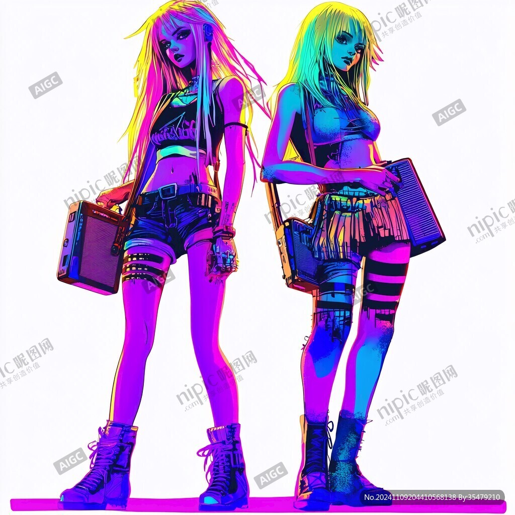 赛博朋克潮流人物