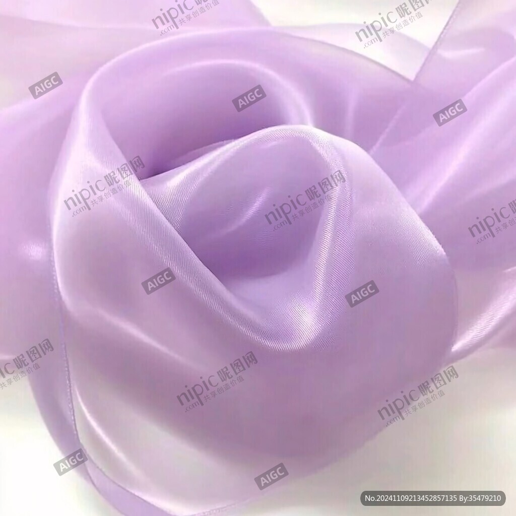紫白缎
