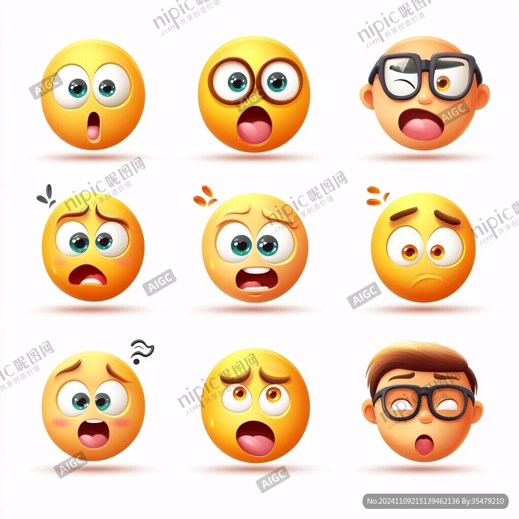 喜怒哀乐表情