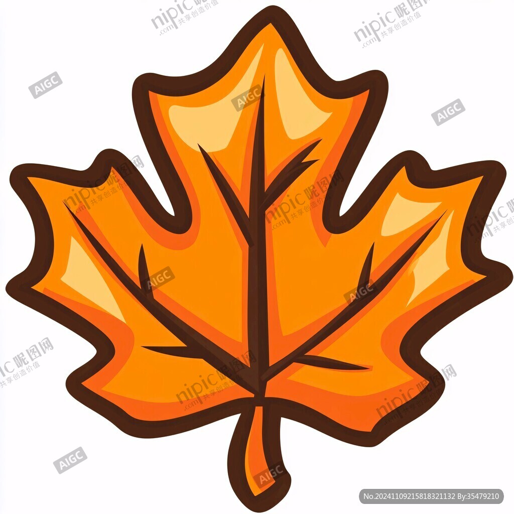 秋天树叶logo