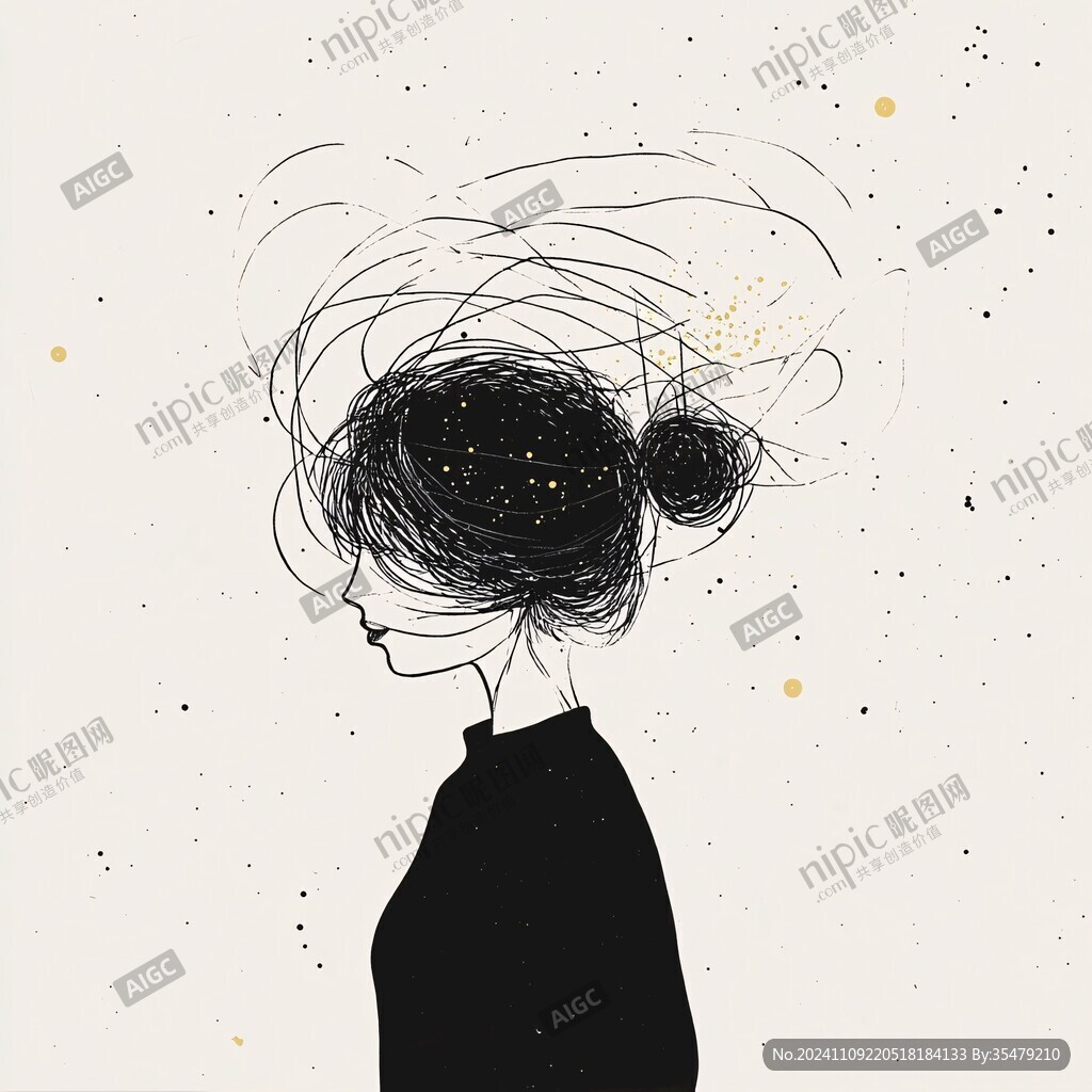 意境人物插画