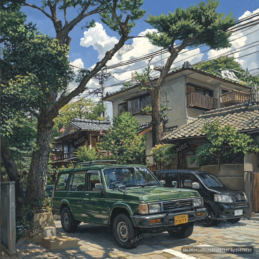 日韩复古街景