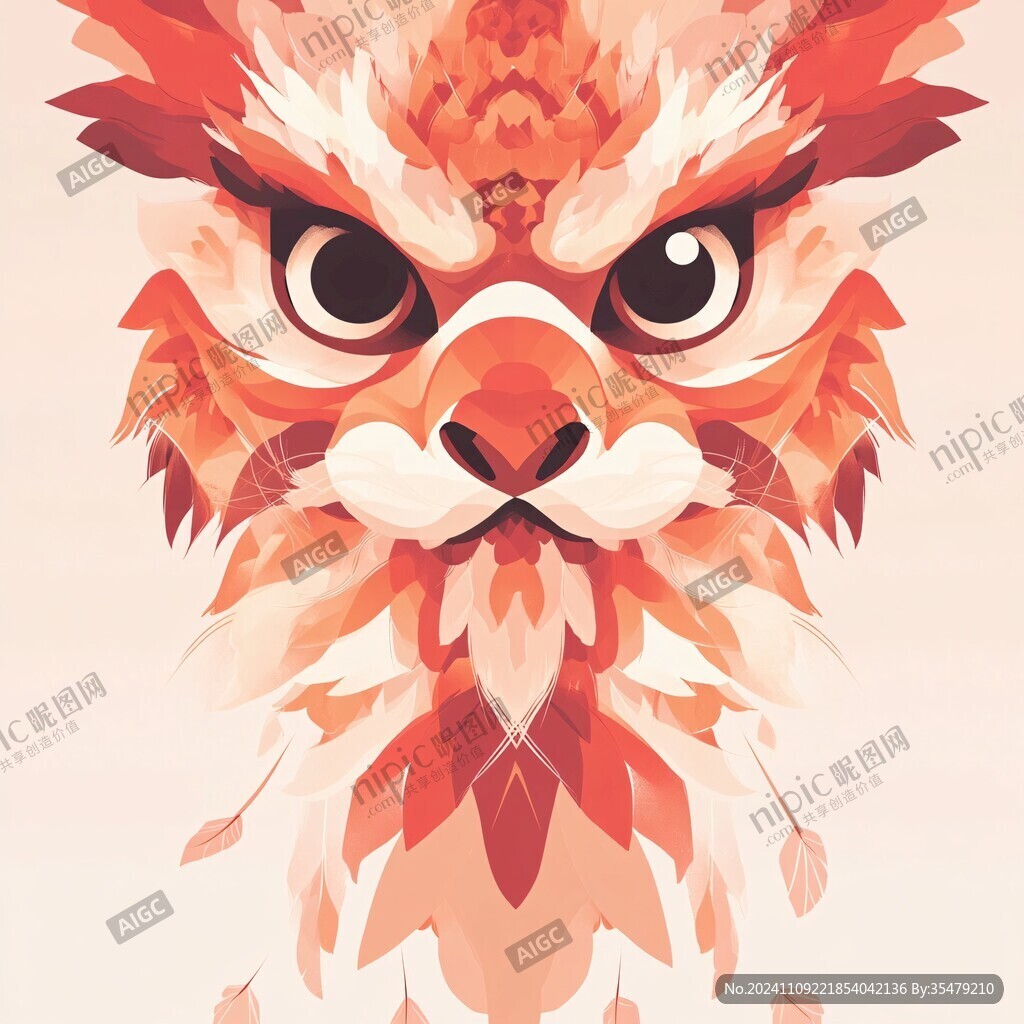 相动物国潮插画