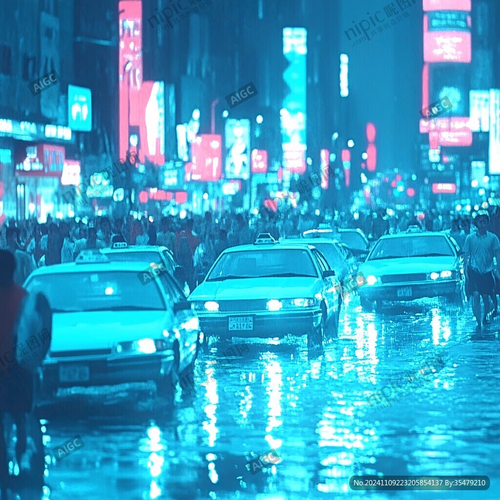 雨中出租车