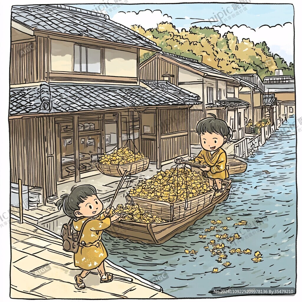 卖枣插画