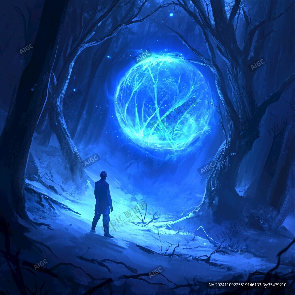 魔幻场景插画