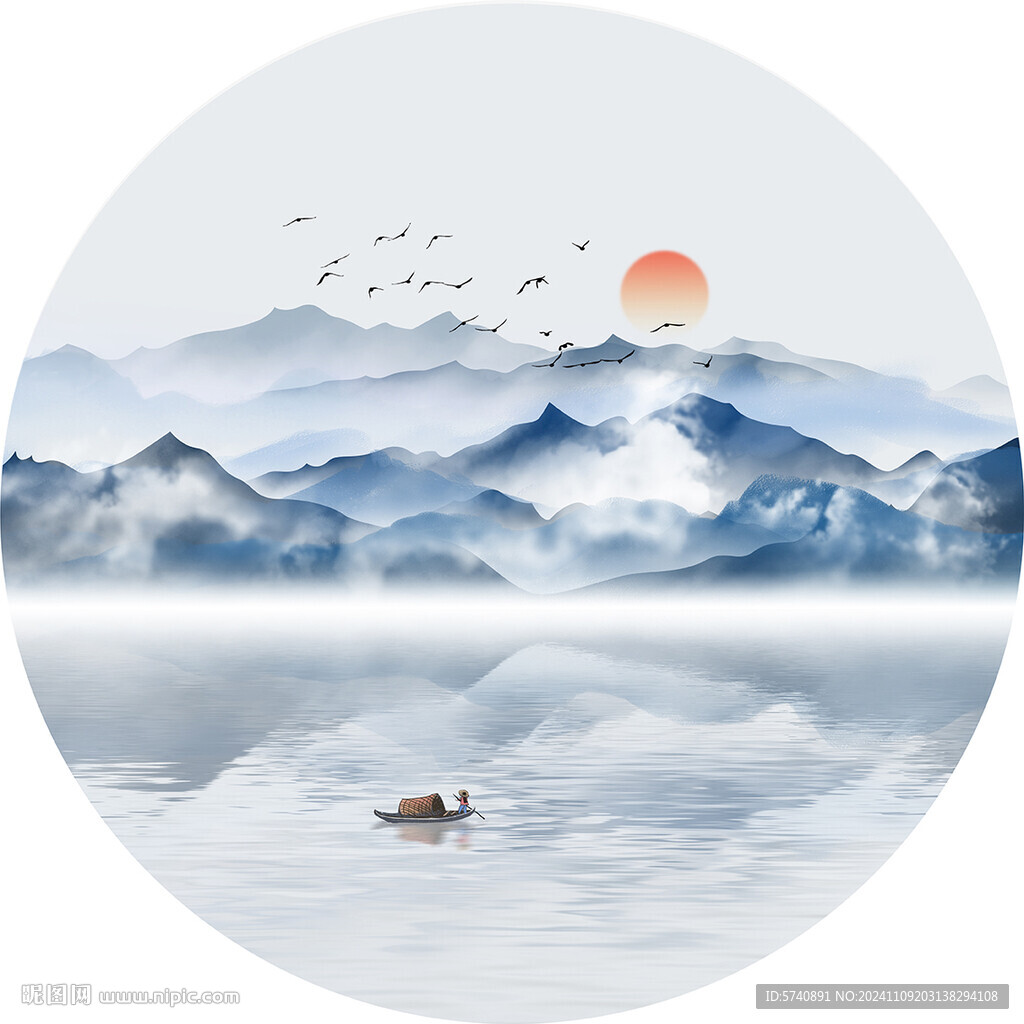 意境山水画
