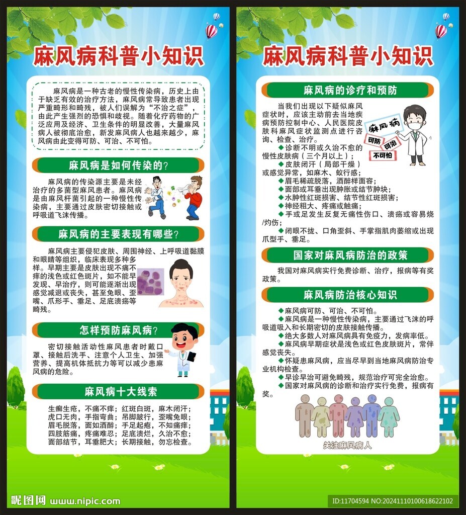 世界防治麻风病日展架
