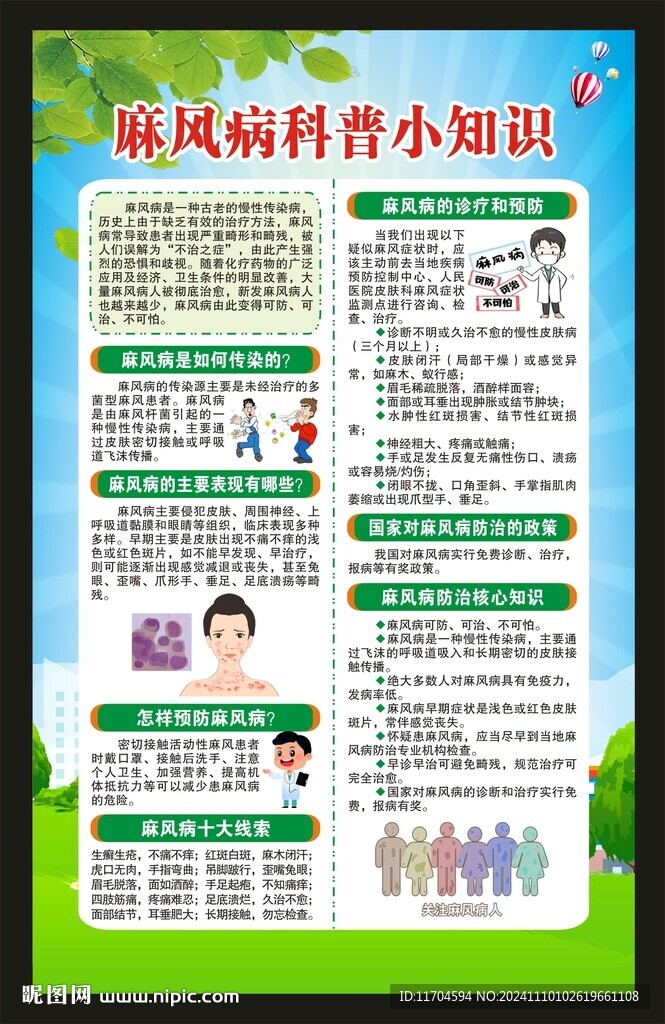 世界防治麻风病日海报
