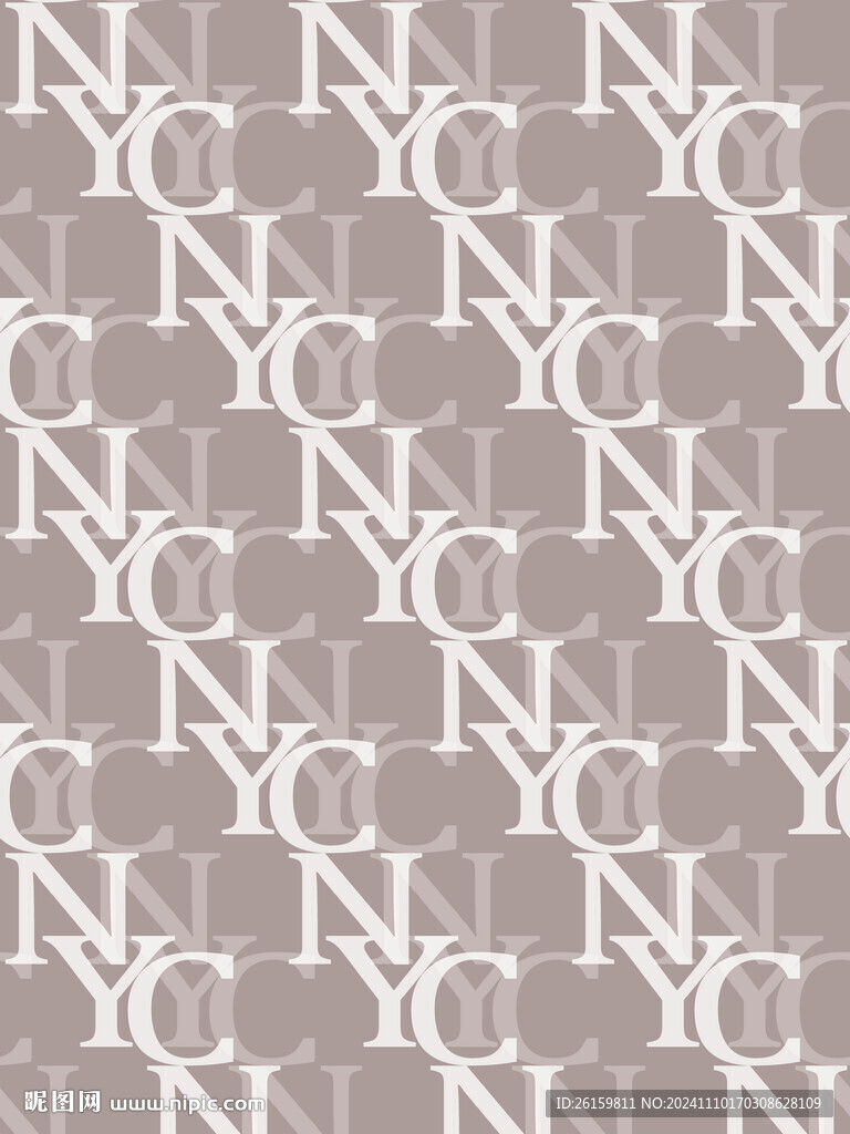 渐变字母