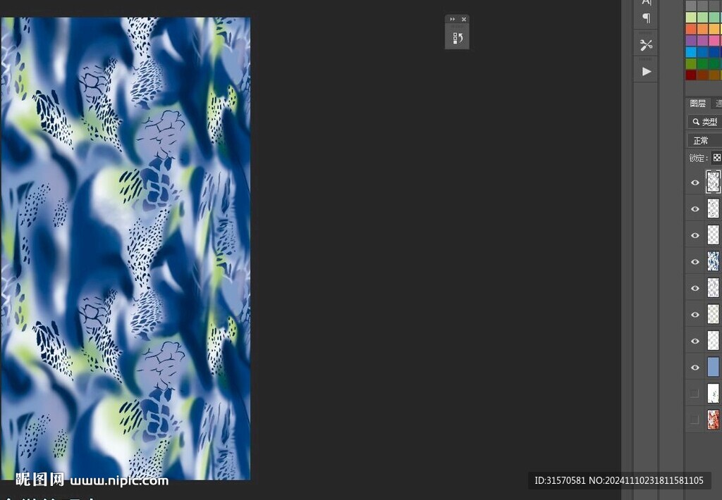扎染豹纹