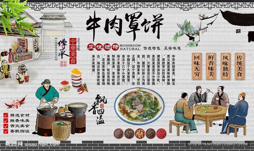 牛肉罩饼
