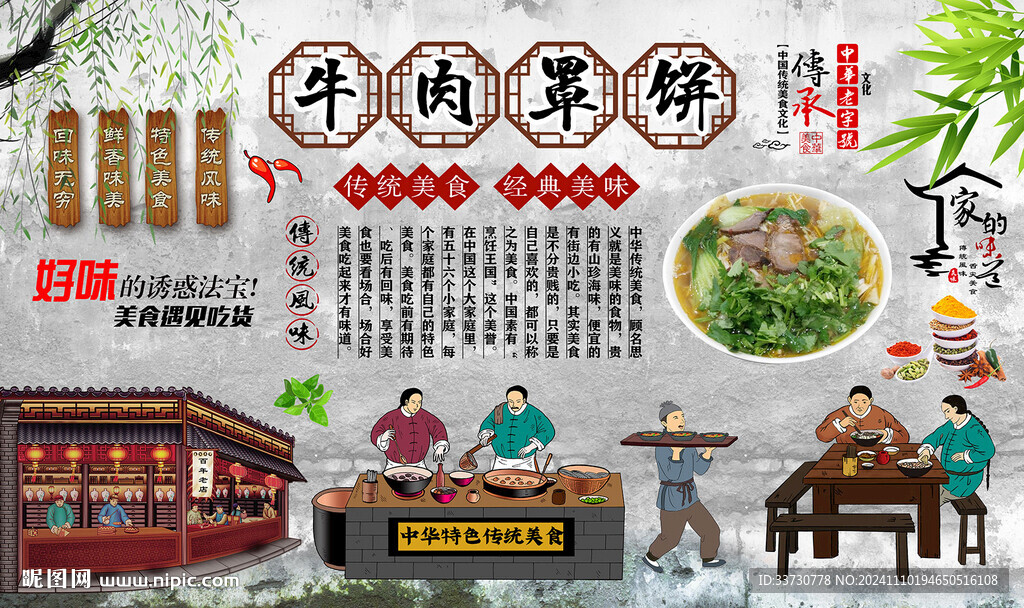 牛肉罩饼