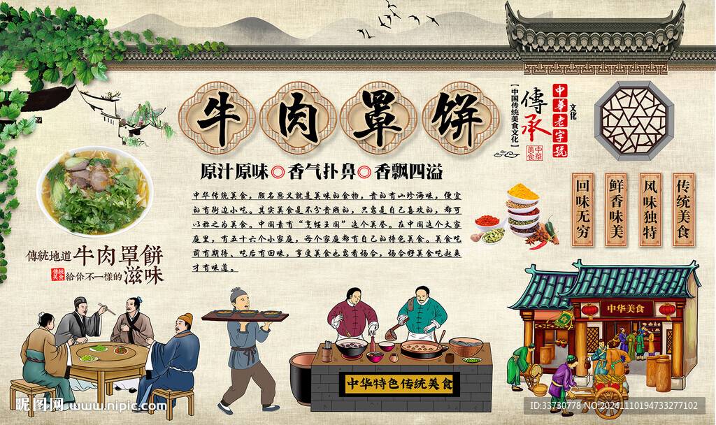 牛肉罩饼