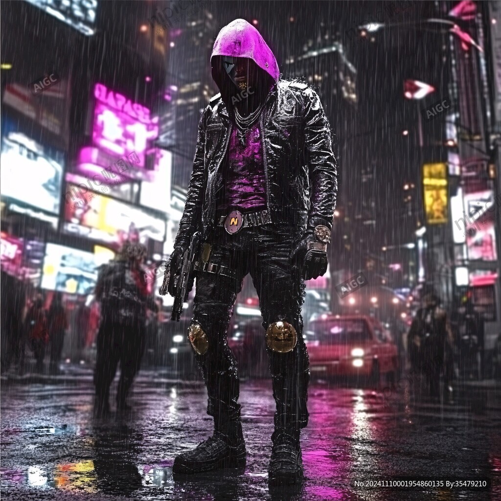 赛博朋克潮流人物