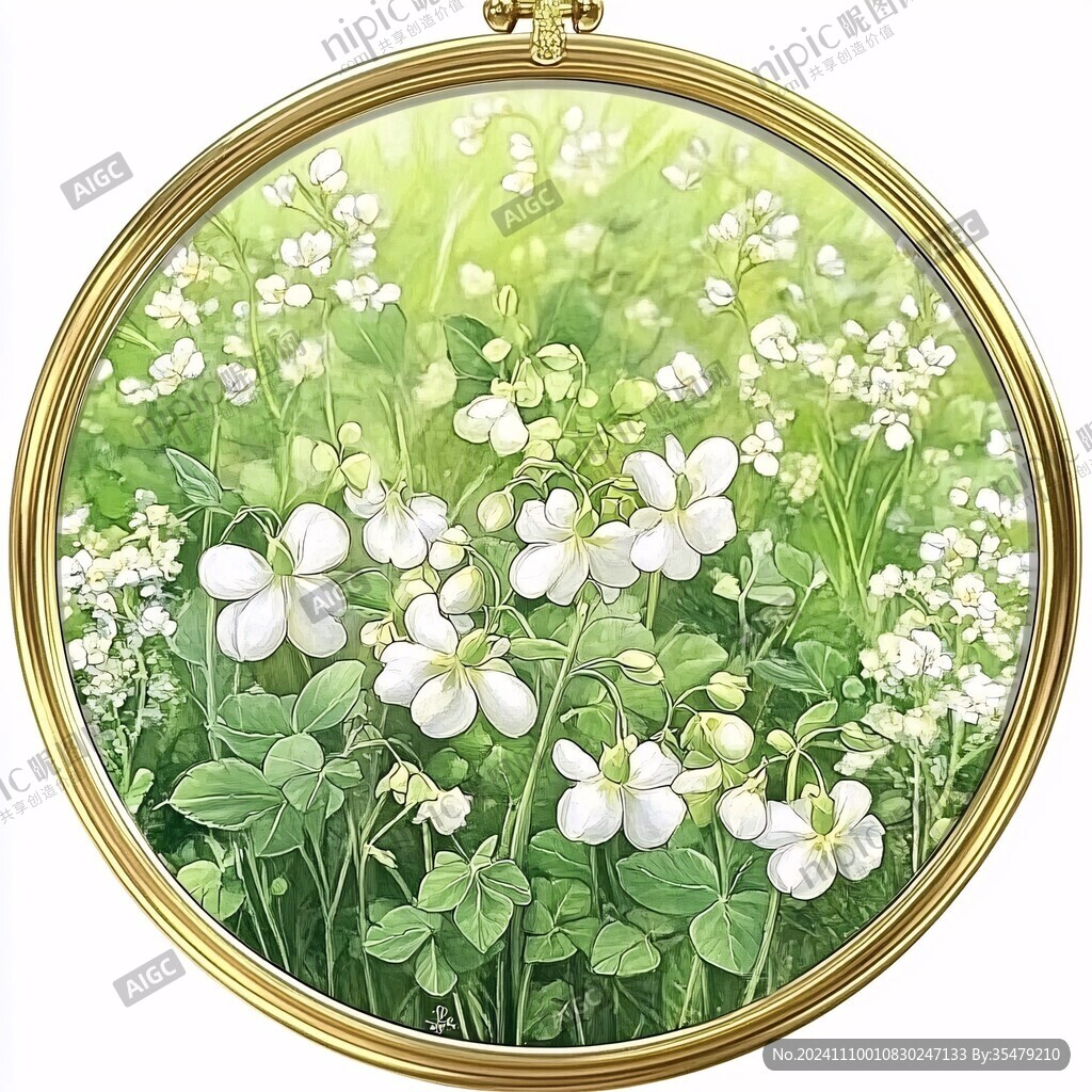 珍珠草插画