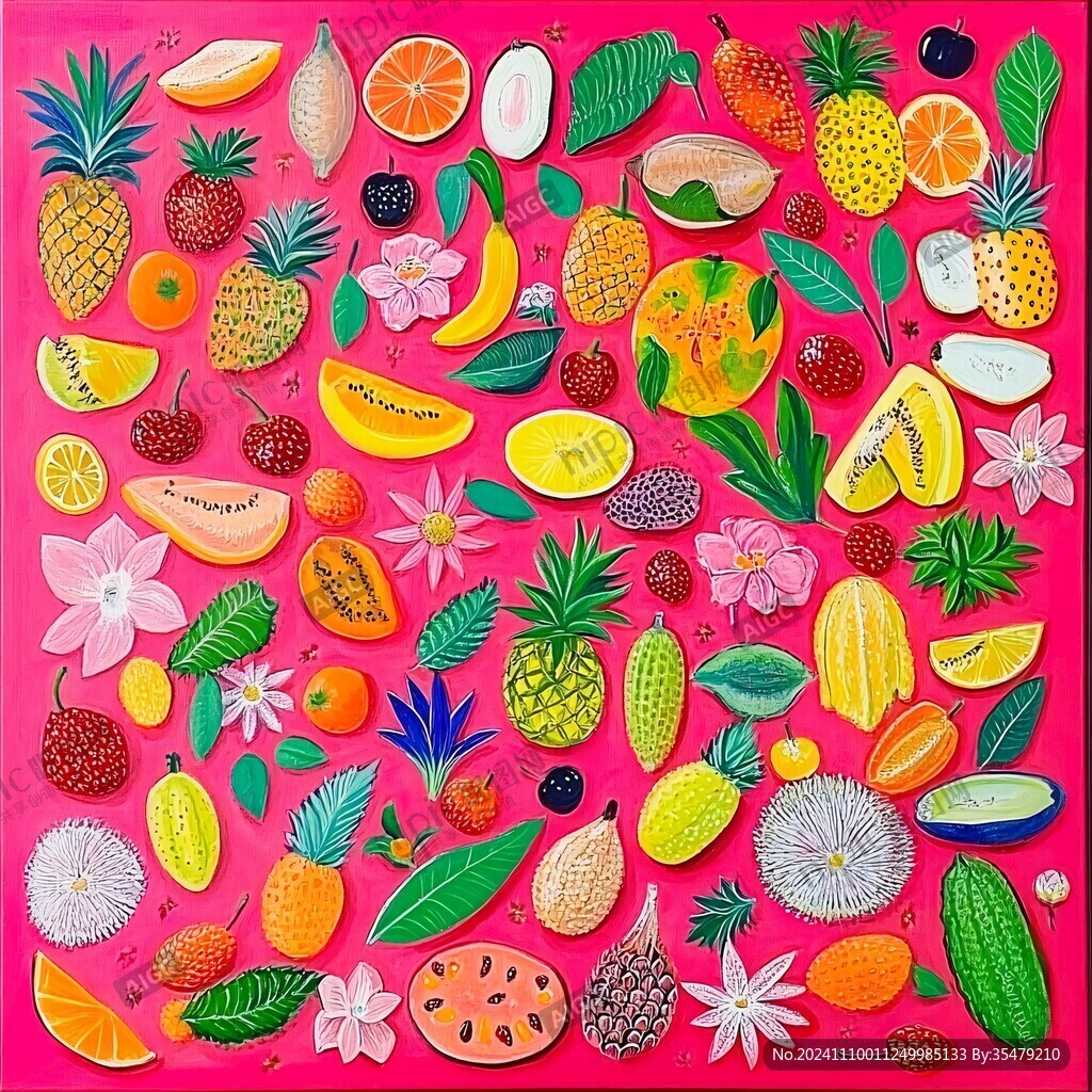 水果创意色彩