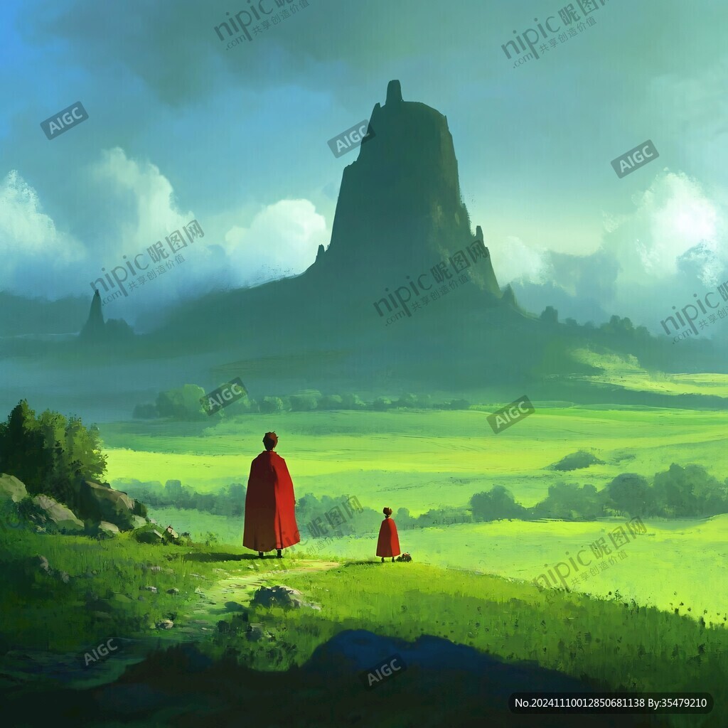 僧人望山
