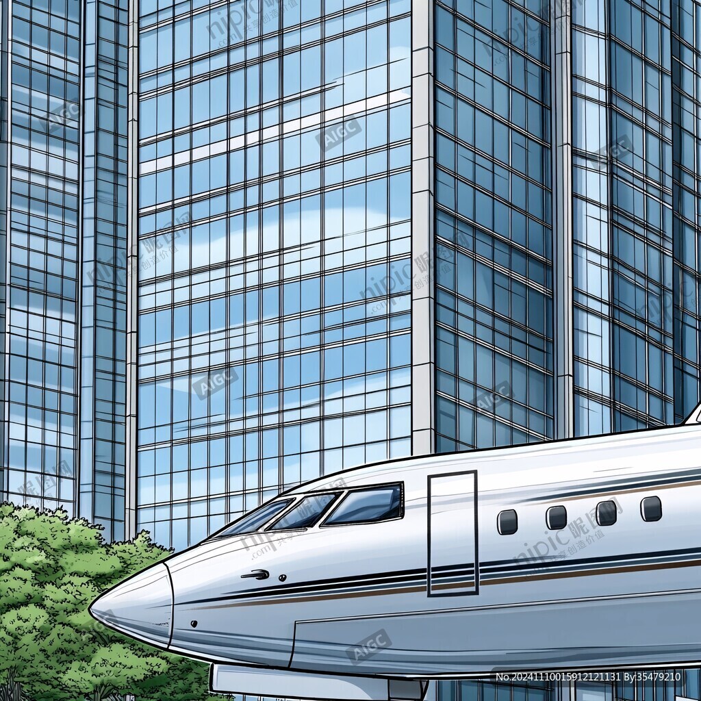 航空港区北站插画
