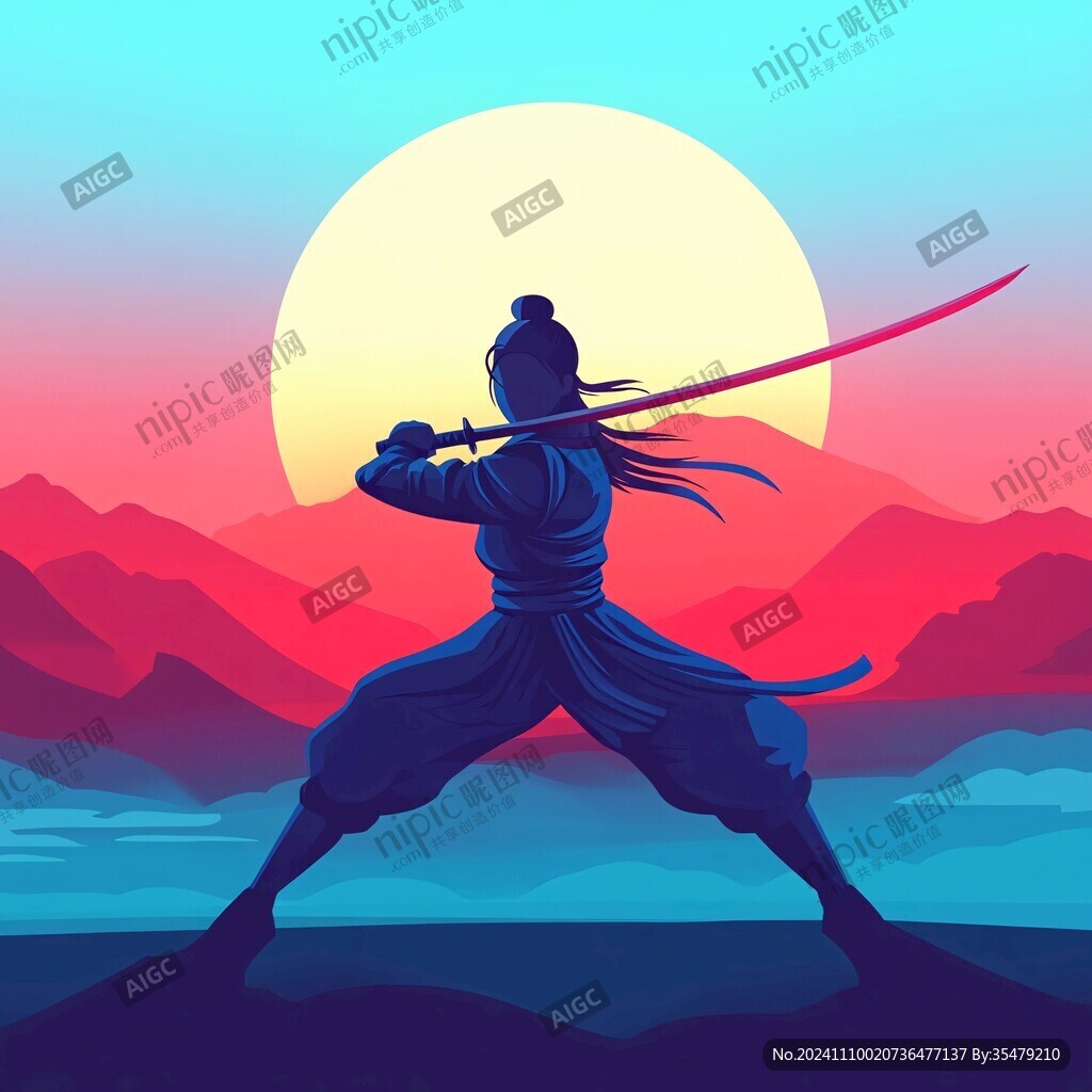 侠客插画