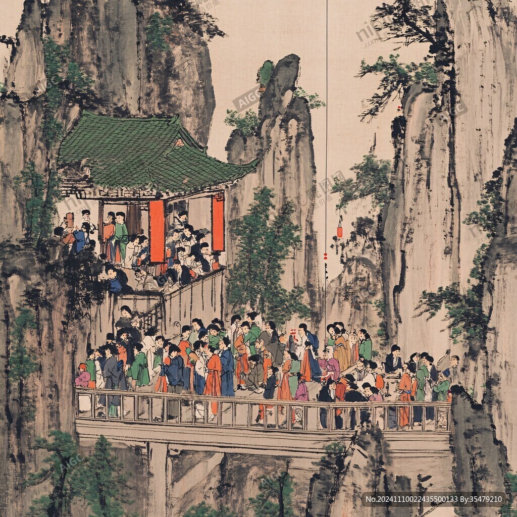 山堂文会图