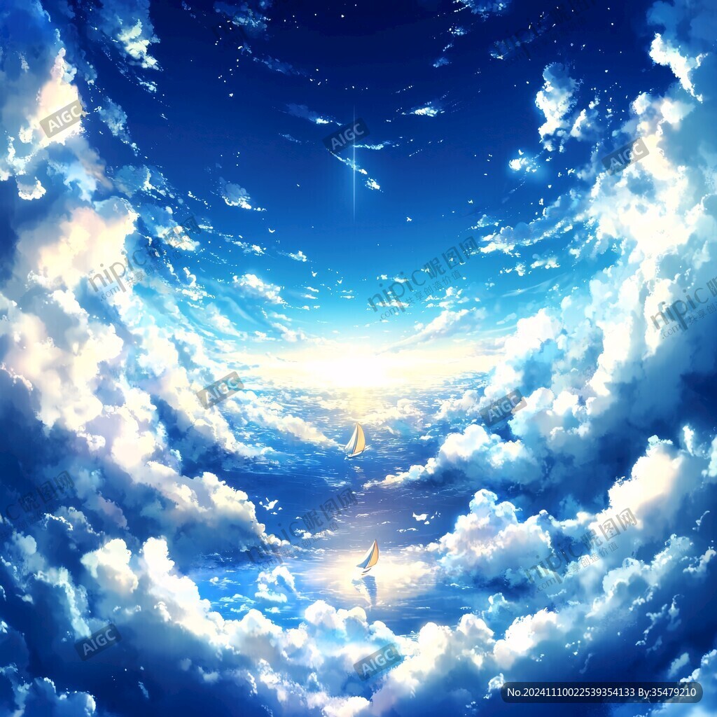 动漫天空素材