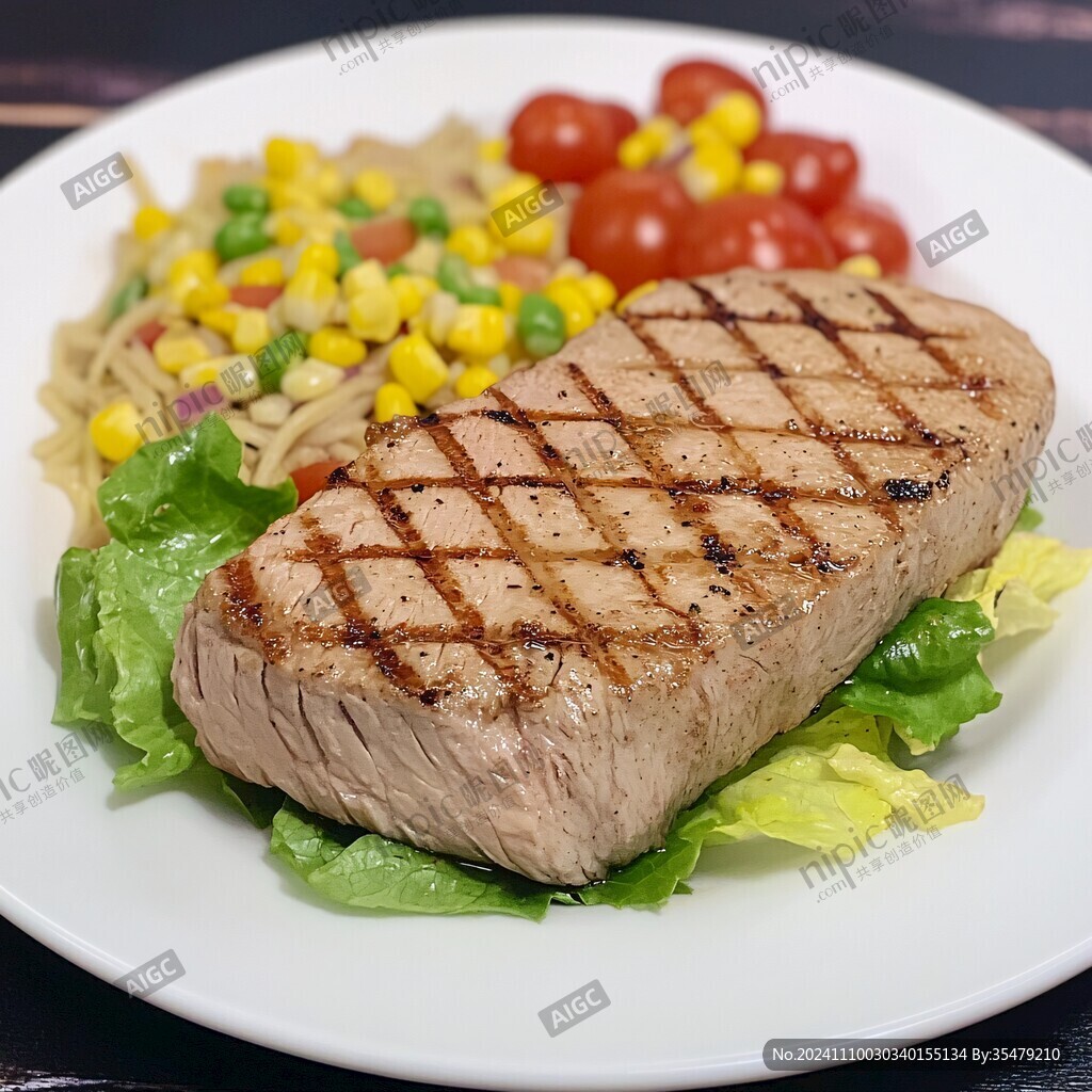 牛肉轻食沙拉煎鸡排