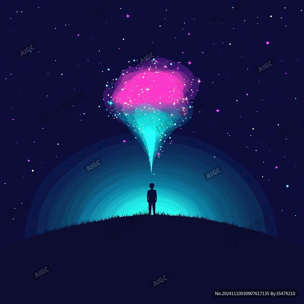 探索未来插画
