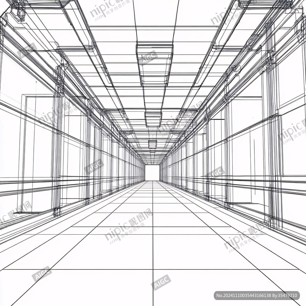 线框透视