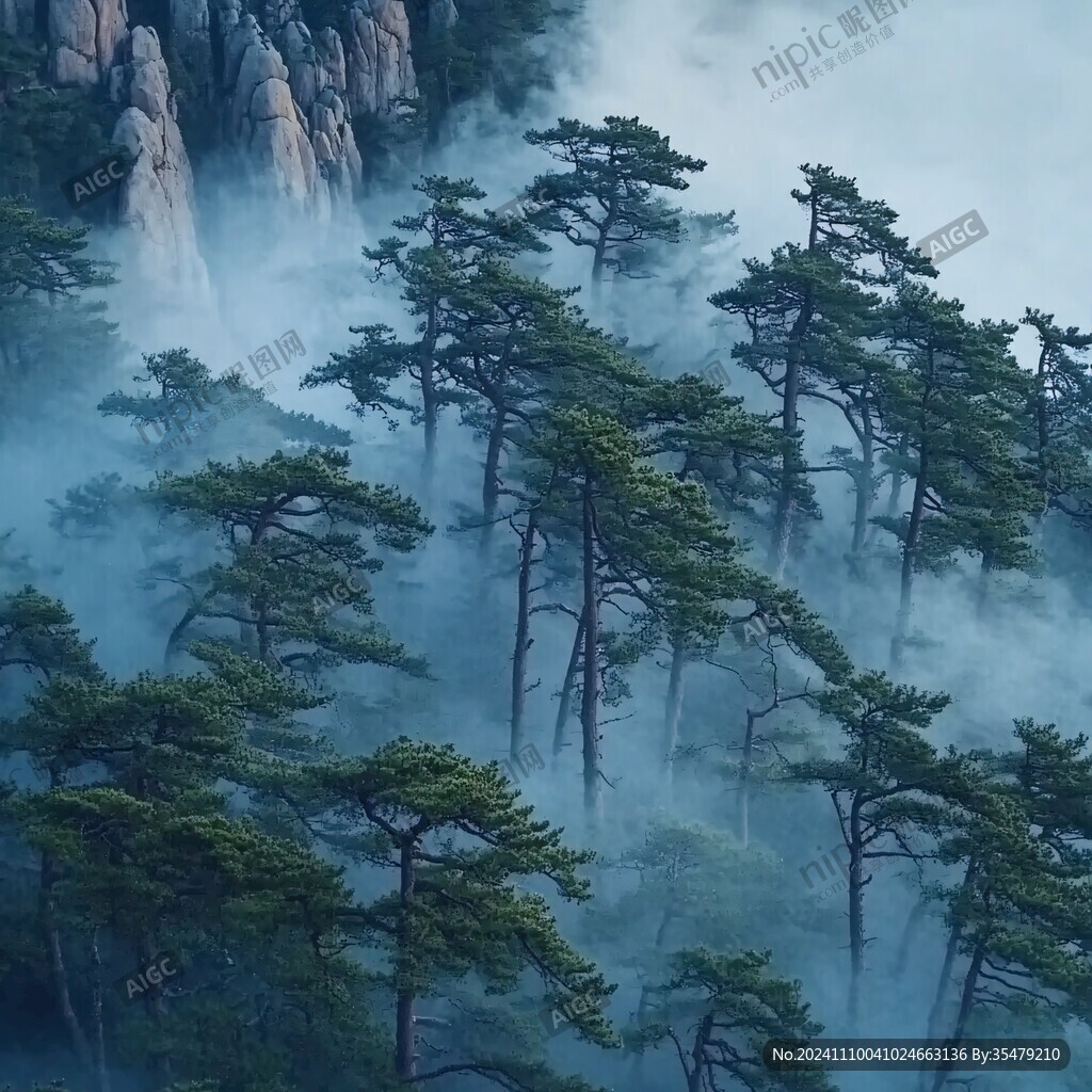 超清迎客松